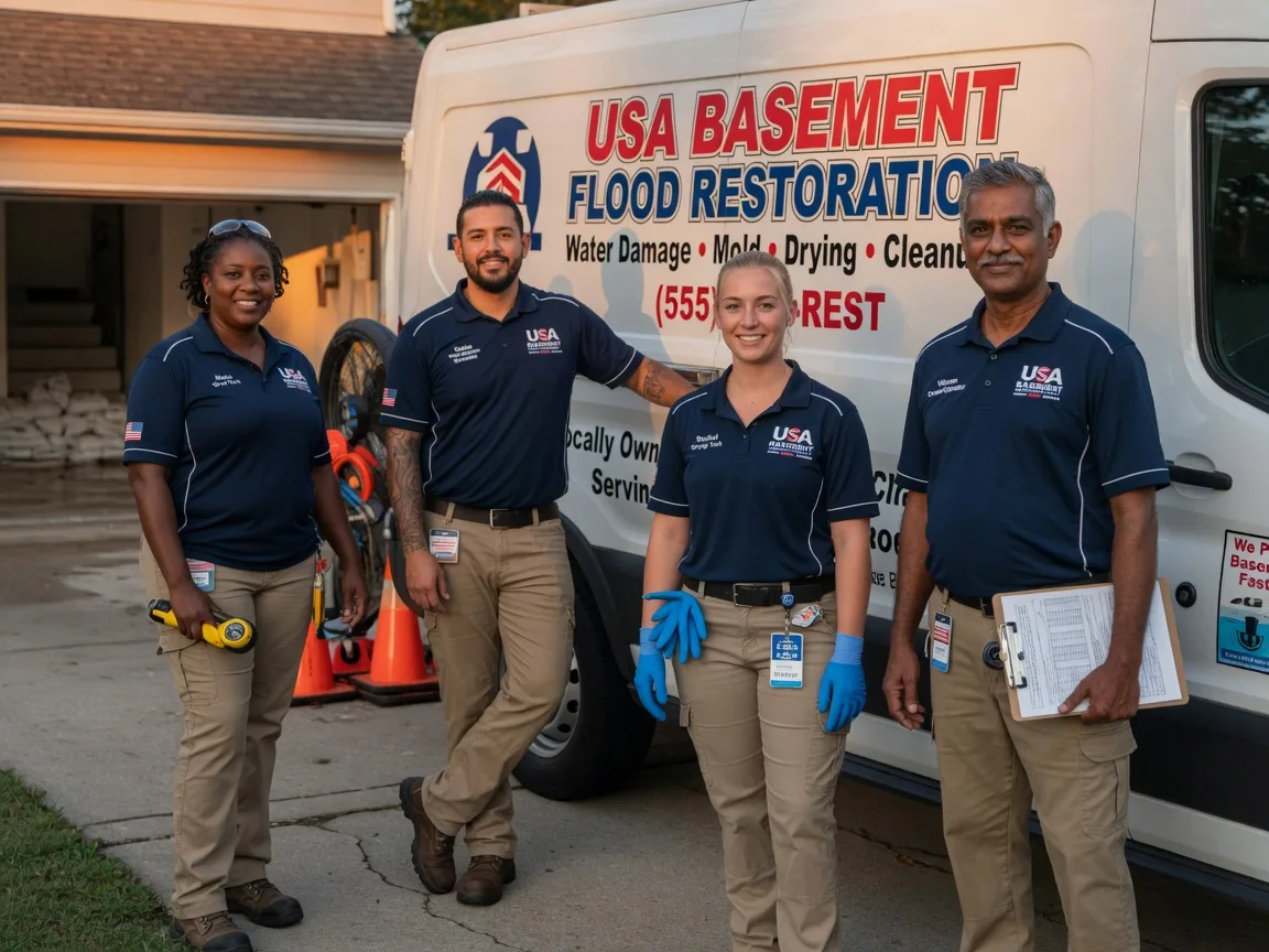 Basement Flood Cleanup company in New Glarus, WI