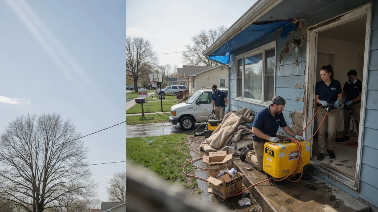 Basement Flood Cleanup in New Glarus, WI near me